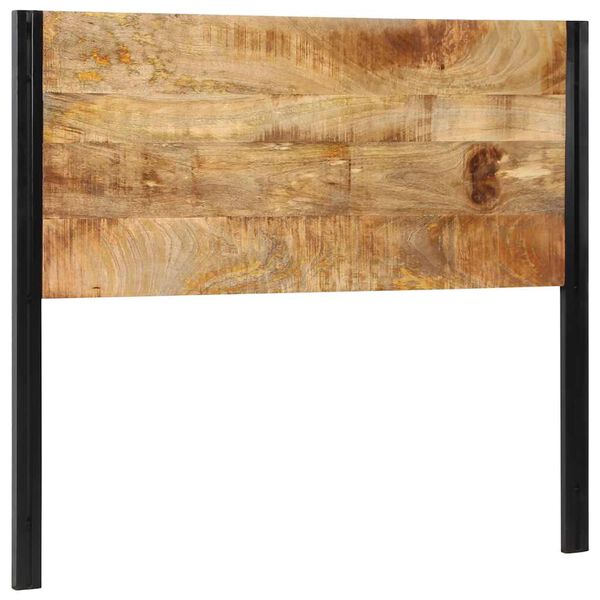 vidaXL galvgalis, 100 cm, mango masīvkoks un dzelzs