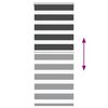 vidaXL žalūzijas zebra 65x100 cm auduma platums 60,9 cm poliesters