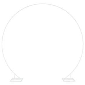 vidaXL Kāzu arka Balts 220 x 45 x 200 cm Tērauds