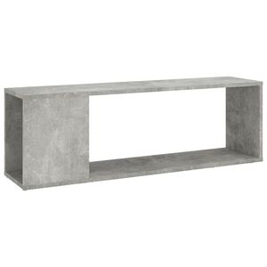 vidaXL TV plaukts, betona pelēks, 100x24x32 cm, inženierijas koks
