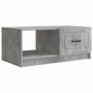 vidaXL Kafijas galdiņ&scaron; Betona pelēks 90 x 50 x 37 cm Inženierijas koks