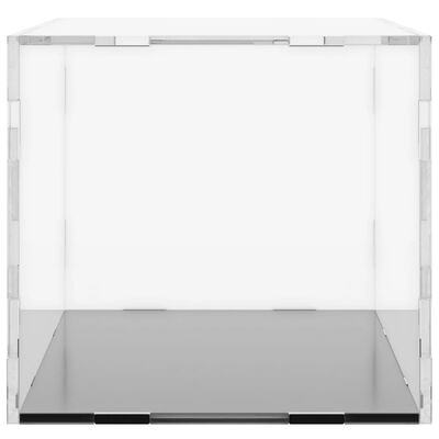 vidaXL vitrīnas kaste, caurspīdīga, 30x15x14 cm, akrils