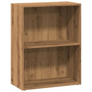 vidaXL grāmatu plaukts, koka krāsa, 60x30x77 cm, inženierijas koks