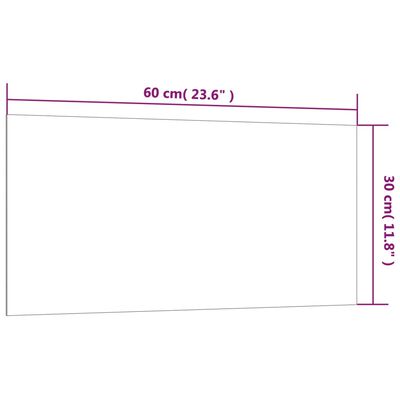 vidaXL magnētiskā tāfele, stiprināma pie sienas, melna, 60x30 cm