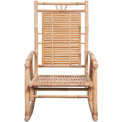 vidaXL šūpuļkrēsls ar matraci, bambuss