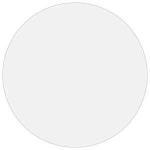 vidaXL galda aizsargsegums, caurspīdīgs, &Oslash;90 cm, 1,6 mm, PVC