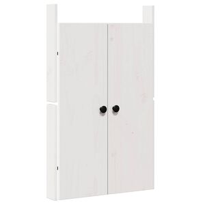 vidaXL Virtuves durvis MEPPEL Balts 50 x 9 x 82 cm Priedes masīvkoks