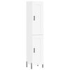 vidaXL augstais skapītis, balts, 34,5x34x180 cm, inženierijas koks