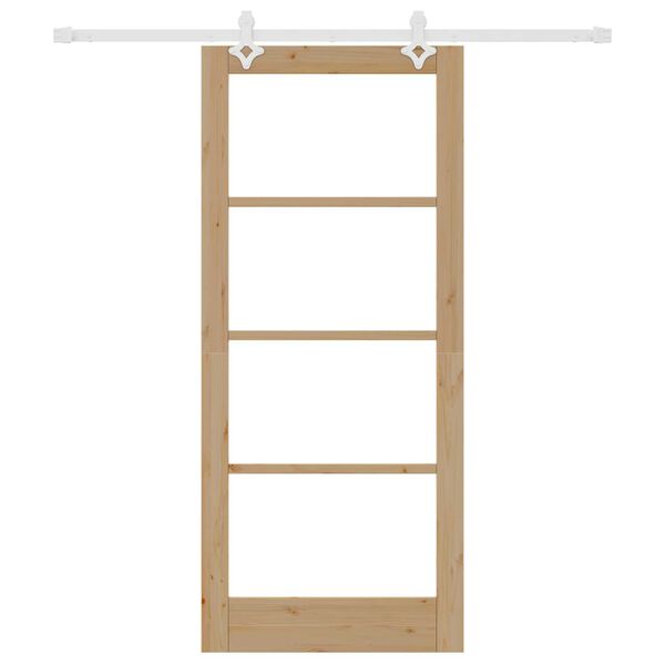 vidaXL Slīdo&scaron;ās durvis Dabiska 86 x 198,5 cm