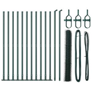 vidaXL Žoga āķis Zaļa