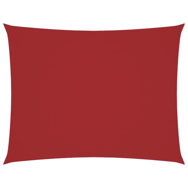 vidaXL saulessargs, taisnstūra, 3,5x5 m, sarkans oksforda audums