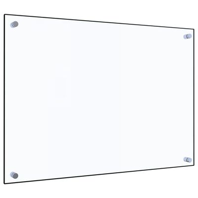 vidaXL virtuves panelis, 70x50 cm, rūdīts stikls, caurspīdīgs