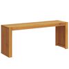 vidaXL sols Eļļa dabīgā 110 x 30 x 45 cm Ciets tek&scaron;a koks