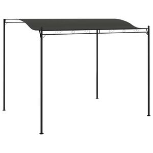 vidaXL dārza nojume, 3 x 2,4 m, pelēka