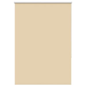 vidaXL rullo žalūzija bē&scaron;a 115x130 cm auduma platums 110,7 cm