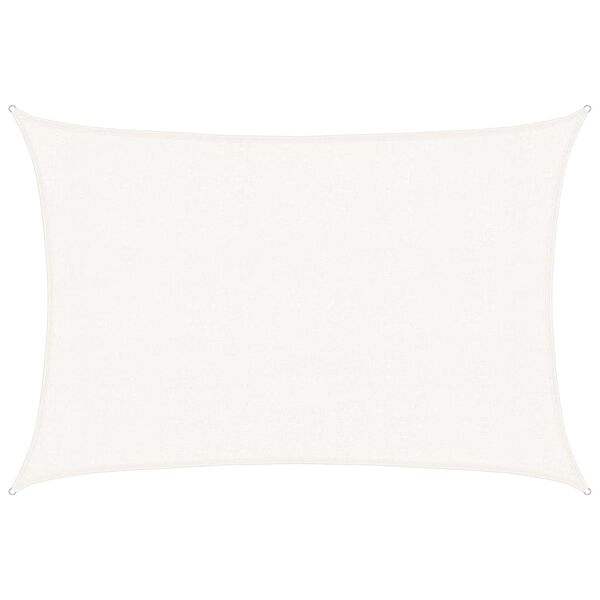 vidaXL saulessargs, 160 g/m&sup2;, balts, 3x5 m, HDPE