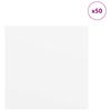 vidaXL Dekora Paneli 50 pcs Balts 30 x 30 x 0.27 cm Inženierijas koks