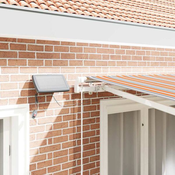 vidaXL Izvelkams jumtiņ&scaron; Daudzkrāsains 350 x 250 cm Audums un tērauds