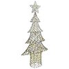 vidaXL Ziemassvētku eglīte 240 LED Silti balta 180 cm Rotangpalma