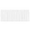 vidaXL Mežģīņu aizkars ar aizkariem Balts 100 x 400 cm Poliesters