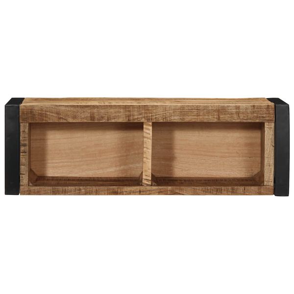vidaXL TV skapis 80x30x25 cm Masīv Rough Wood Mango