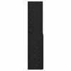 vidaXL Augstais skapītis Melns ozolkoks 80 x 42,5 x 185 cm