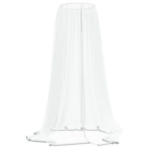 vidaXL moskītu tīkls lietussargam 220 siets balts &Phi;300x230 cm