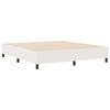 vidaXL Platformas gultas rāmis Krēmkrāsa 180 x 200 cm Korduroja audums