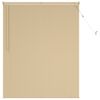 vidaXL Venēcijas žalūzija Gai&scaron;i brūna ar rakstu 150 x 110 cm 25 mm PVC