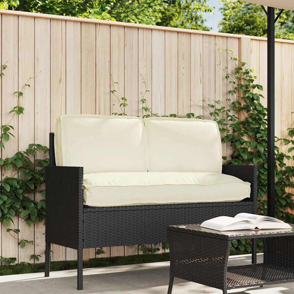 vidaXL Kastī&scaron;u spilvenu komplekts 3 pcs Krēmkrāsa 120 x 60 x 12 cm