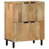 vidaXL Bufete Brūns 60x33x75 cm Masīvkoka Mango