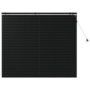 vidaXL Venēcijas žalūzija Melns 155 x 130 cm 35 mm