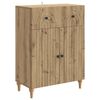vidaXL Puse Artisan Ozols 66 x 34,5 x 90 cm Inženierijas koks