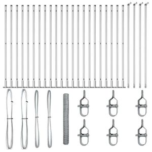 vidaXL Žoga āķis Sudraba