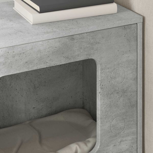 vidaXL Kaķu māja Betons 51 x 30 x 52 cm Inženierijas koks