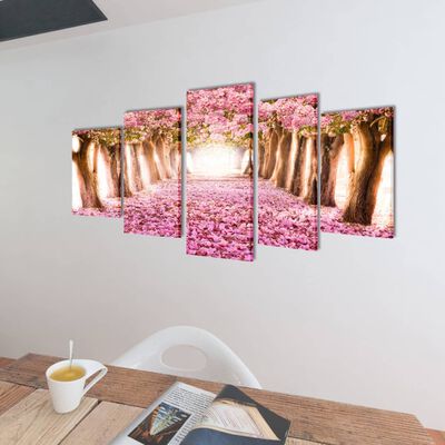 Modulārā Foto Glezna Ķiršu Ziedi 200 x 100 cm
