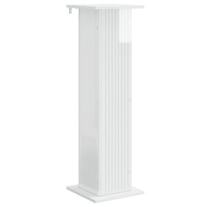 vidaXL Augu statīvs Spīdīgi balts 30,5 x 30 x 100,5 cm