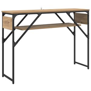 vidaXL Konsolesgalds Artisānā ozols Inženierijas koks 105x30x75cm