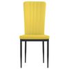 vidaXL virtuves krēsli, 2 gab., sinepju dzeltens samts
