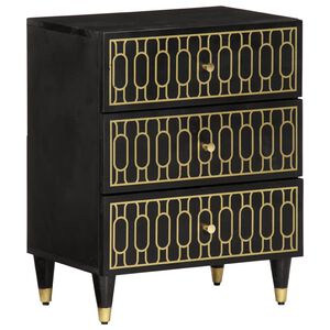 vidaXL naktsskapītis, 50x33x60 cm, mango masīvkoks