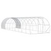 vidaXL Vistu kūts Sudraba 1000 x 300 x 200 cm Cinkota tērauda