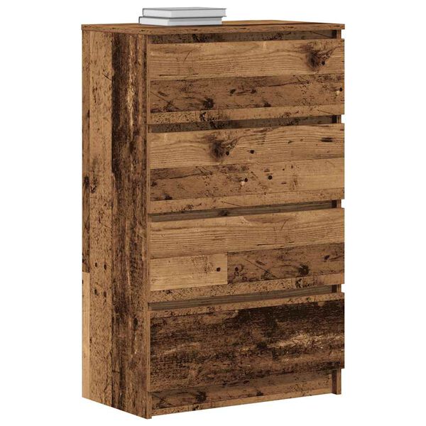 vidaXL bufete Old Wood 60x35x98,5 cm Engineered Wood