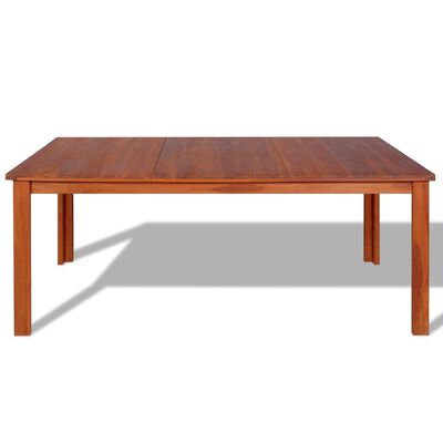 vidaXL virtuves galds, 180x90x75 cm, masīvs tīkkoks