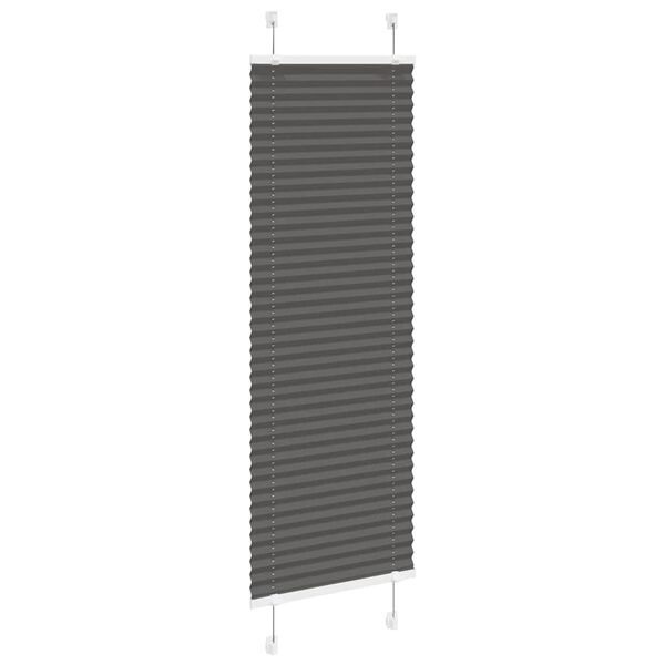 vidaXL kroku žalūzija melna 50x100 cm auduma platums 49,4 cm