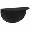 vidaXL Sienas plaukts Pie sienas Melna 48 x 24 x 24 cm