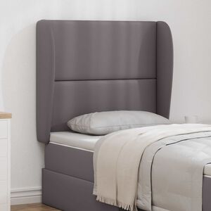 vidaXL Galvgaļa auss Dūmakaini pelēks 80 x 23 x 6 cm PVC