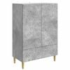 vidaXL Puse Betona pelēks 66 x 34,5 x 95 cm Inženierijas koks