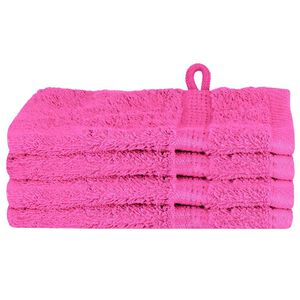 vidaXL Viesu dvielis SOLUND 4 gab. Rozā 15 x 21 cm 550 gsm