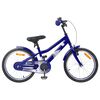 vidaXL Bērnu Velosipēds 18 Collas 5-7 gadiem Tum&scaron;i zils