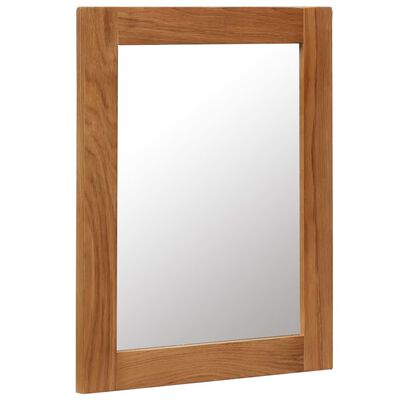 vidaXL spogulis, 40x50 cm, ozola masīvkoks